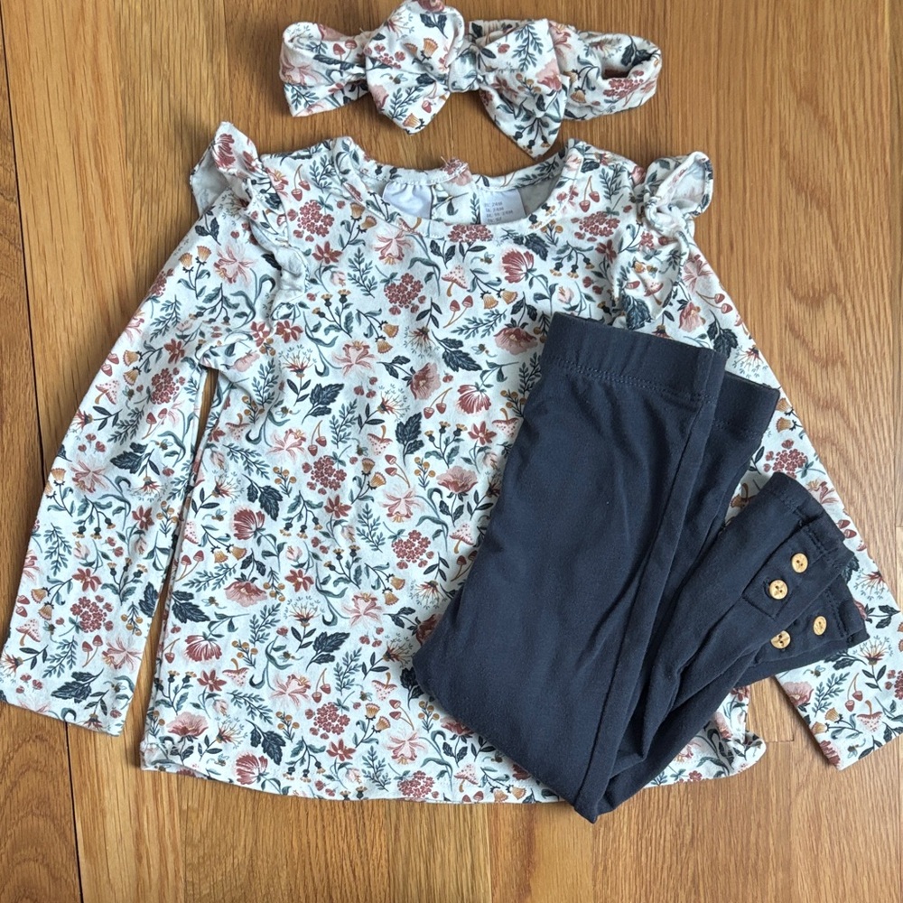 24M Tahari Three Piece Floral Set